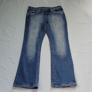 Zenim Flare Jeans in Classic Blue